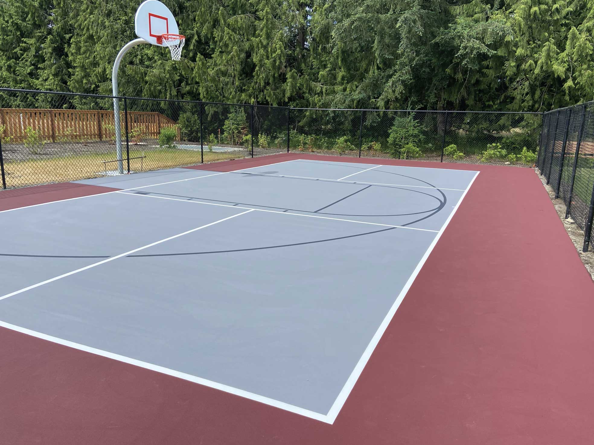 Duvall Basketball Court by NW Sport Surfacing