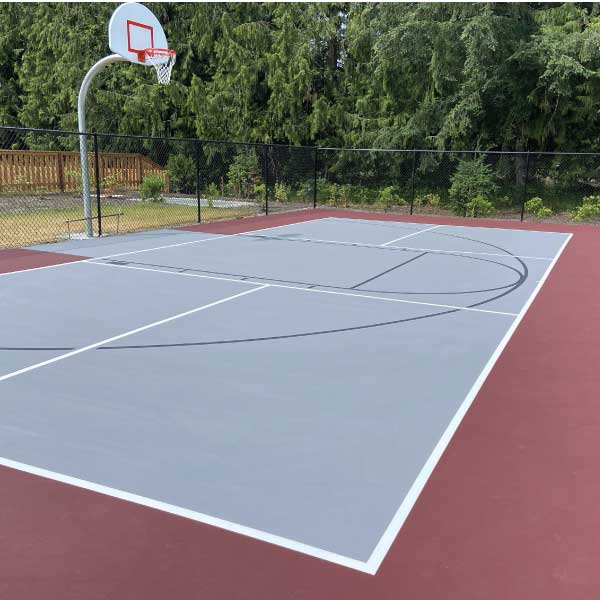 Duvall Basketball Court by NW Sport Surfacing