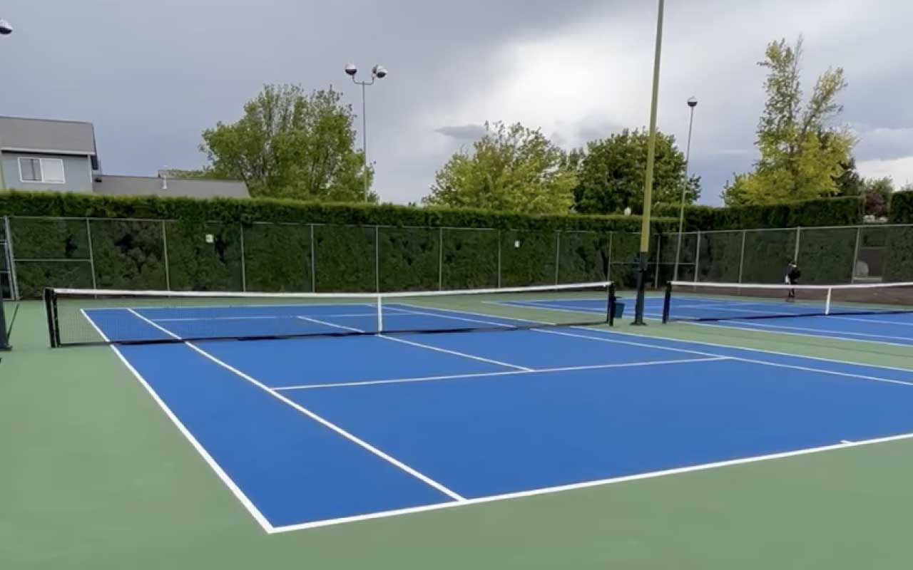 Walla Walla WA Resurfaced Tennis Courts